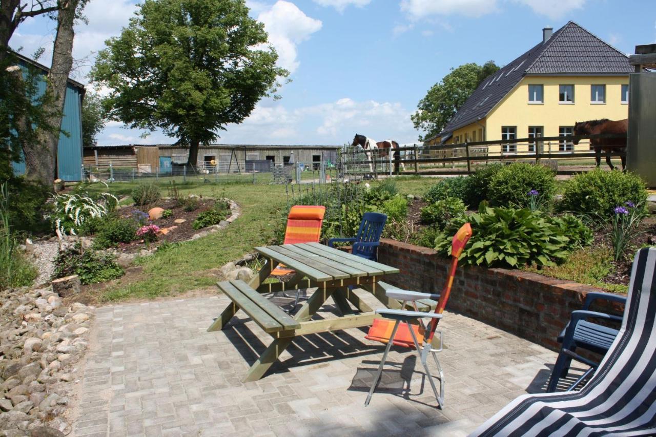Familienfreundliche Ferienwohnung Am Reuterteich Seedorf  Exteriér fotografie